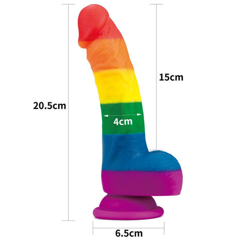 Dildo Prider 8 Silicona Liquida