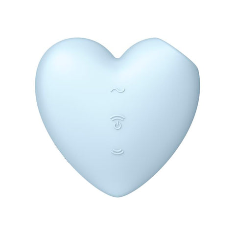 Cutie Heart Succionador de Clitoris y Vibracion Azul