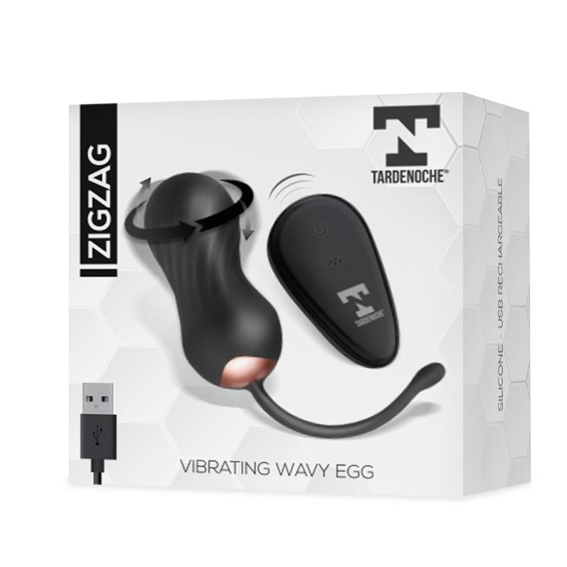 Zigzag Huevo Zigzageante y Vibrador con Control Remoto