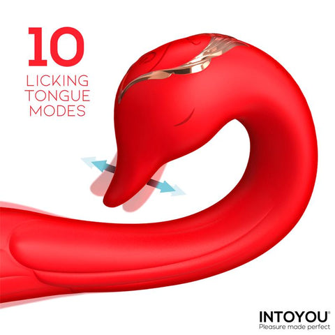 Swana Vibrador con Lengua y Ángulo Ajustable