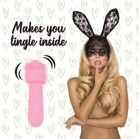 Mister Bunny Vibrador con 2 Accesorios de Silicona Rosa