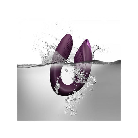 Vibrador para Parejas Rock Chick Diva Purpura