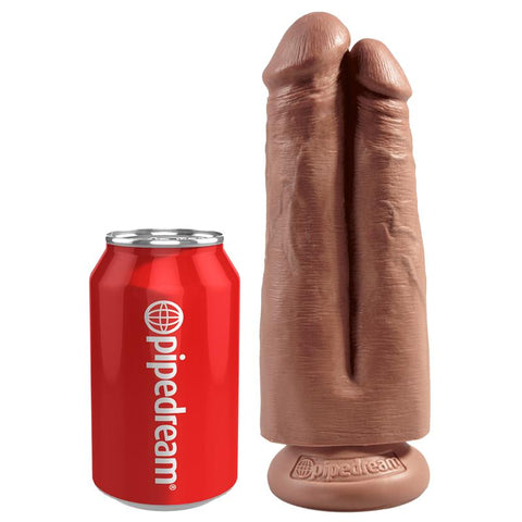 Arnes con Dildo Doble 7 Bronceado