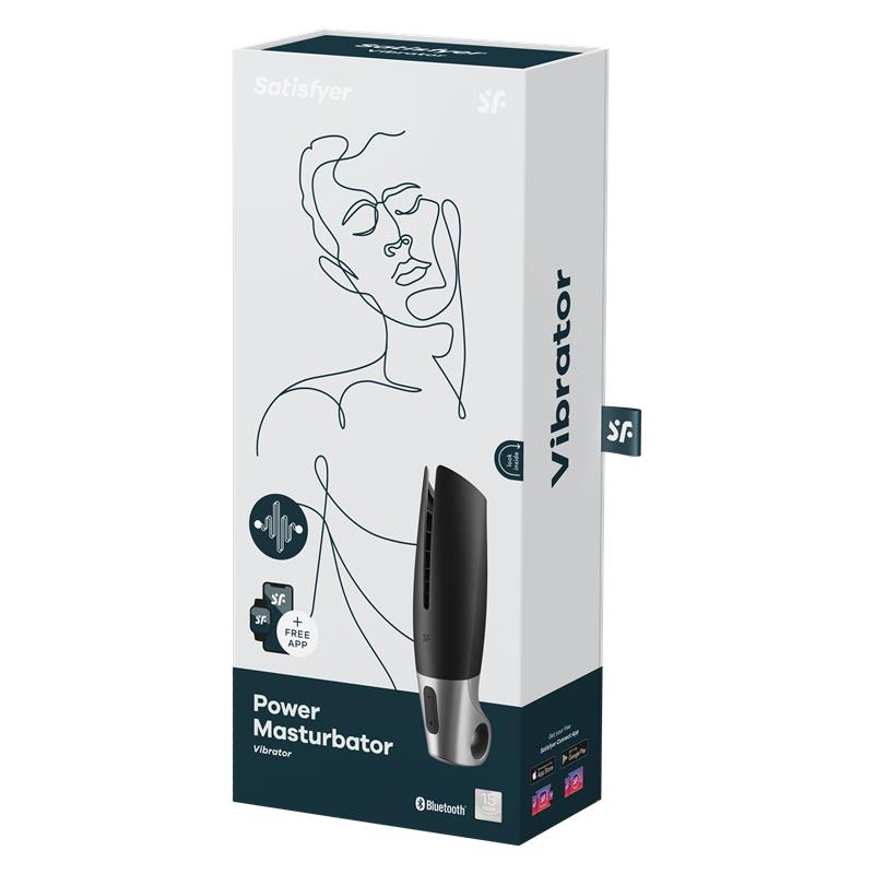 Masturbador Power Masturbator con APP Satisfyer Connect