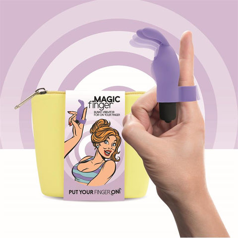 Magic Finger Vibrador para el Dedo Purpura