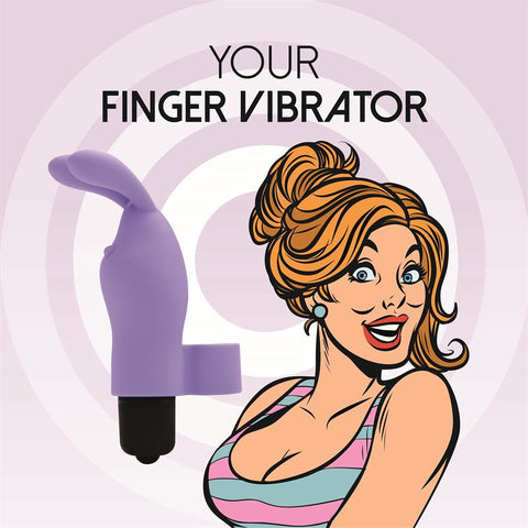 Magic Finger Vibrador para el Dedo Purpura