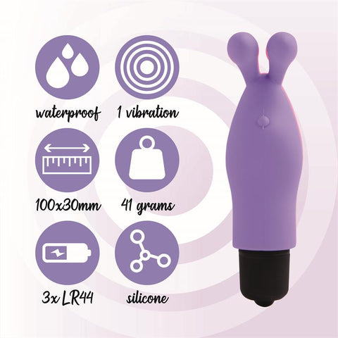 Magic Finger Vibrador para el Dedo Purpura